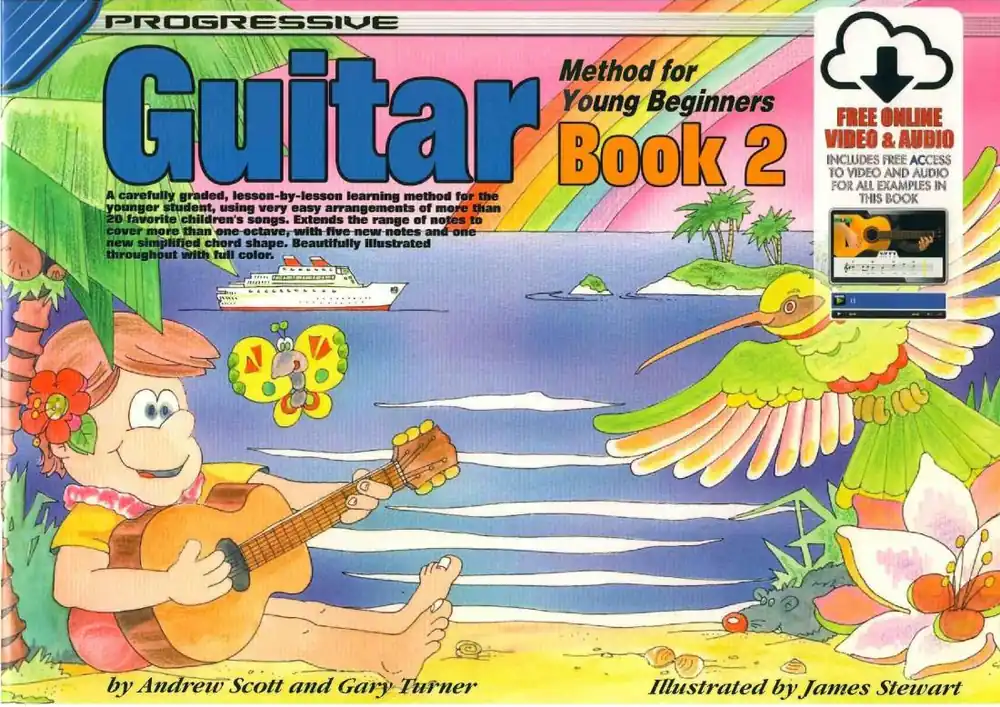 Koala Music Publications Progressive Guitar Method for Young Beginners, Book 2 - Scott/Turner - Guitar - Book/Media Online Offre Du Jour