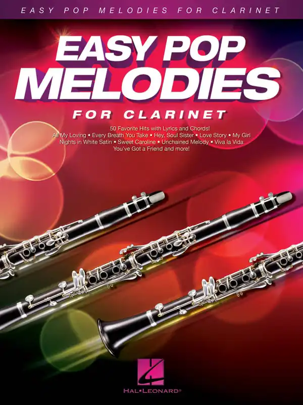 Expédition Rapide Hal Leonard Easy Pop Melodies - Clarinet - Book