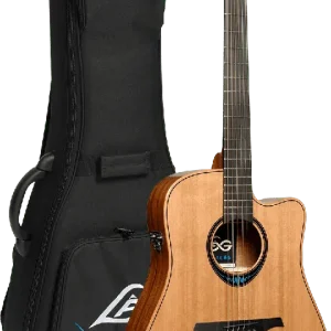 Lag BlueWave 2 Smart Guitar Dreadnought Pan-Coupé Quantité Limitée