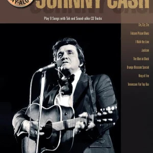 Hal Leonard Johnny Cash Guitar Play-Along Volume 115 - Guitar TAB - Book/Audio Online Acheter Direct