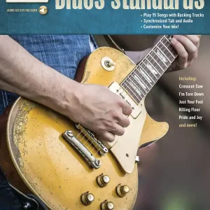 Hal Leonard Blues Standards Deluxe Guitar Play-Along Volume 5 - Guitar TAB - Book/Audio Online Nouvel Arrivage