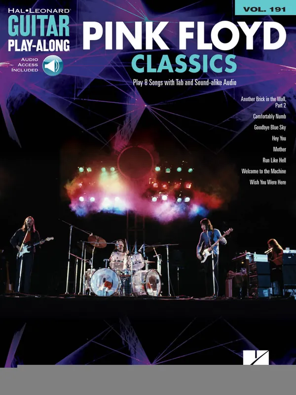 Réduction Hal Leonard Pink Floyd Classics Guitar Play-Along Volume 191 - Guitar TAB - Book/Audio Online