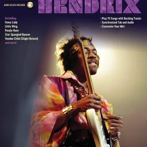Hal Leonard Jimi Hendrix Deluxe Guitar Play-Along Volume 24 - Guitar TAB - Book/Audio Online Paiement Sécurisé