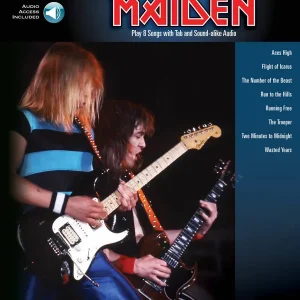 Hal Leonard Iron Maiden Guitar Play-Along Volume 130 - Guitar TAB - Book/Audio Online Pas Cher