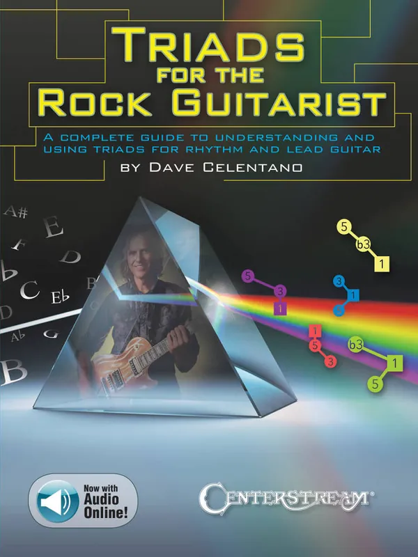 Hal Leonard Triads for the Rock Guitarist - Celentano - Guitar TAB - Book/Audio Online Remise