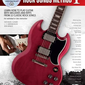 Offre Spéciale Alfred Publishing Alfred‘s Basic Guitar Rock Songs Method 1 - Gunod/Harnsberger/Manus - Book/DVD/Media Online