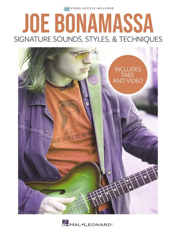Offre Spéciale Hal Leonard Joe Bonamassa Signature Sounds, Styles & Techniques - Guitar TAB - Book/Video Online