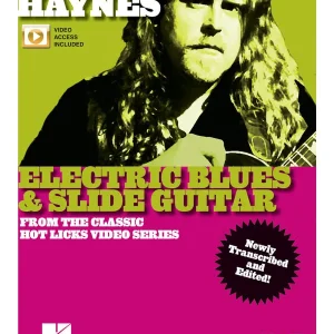 Hal Leonard Warren Haynes Electric Blues & Slide Guitar - Guitar TAB - Book/Video Online Meilleure Vente