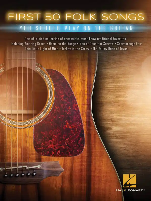 Commander Maintenant Hal Leonard First 50 Folk Songs You Should Play on Guitar - Guitar TAB - Book