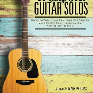 Marque Hal Leonard 30 Easy Folk Guitar Solos - Book/Audio Online