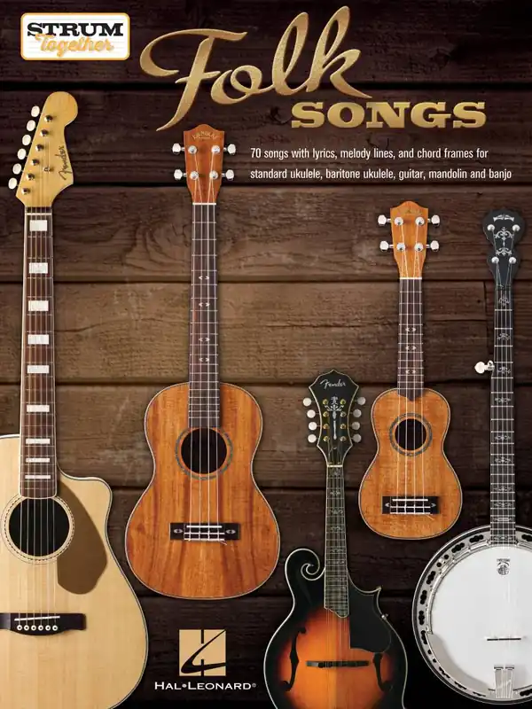 Vente Directe Hal Leonard Folk Songs Strum Together - Phillips - Lyrics/Chords - Book