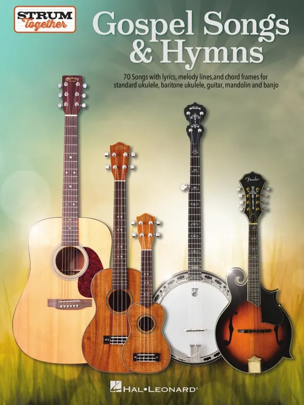 Hal Leonard Gospel Songs & Hymns Strum Together - Phillips - Ukulele/Baritone Ukulele/Guitar/Banjo/Mandolin - Book Nouvelle Collection