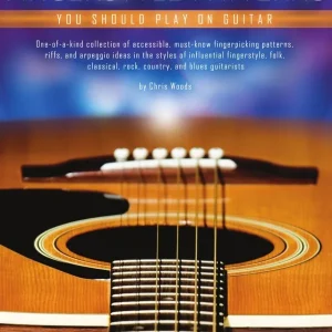 Hal Leonard First 50 Fingerstyle Patterns You Should Play on Guitar - Woods - Guitar TAB - Book/Audio Online Offre Exclusive