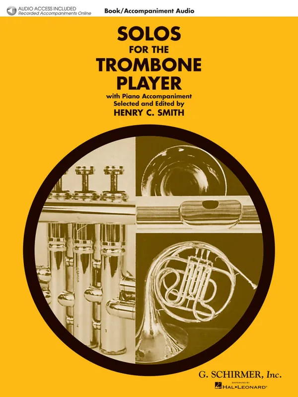 Certifié G. Schirmer Inc. Solos for the Trombone Player - Smith - Trombone/Piano - Book/Audio Online