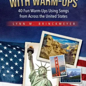 Certifié Hal Leonard Wander the USA with Warm-Ups - Brinckmeyer - Lyrics/Melody - Book