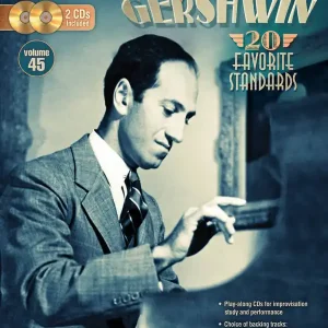 Achat Immédiat Hal Leonard George Gershwin Jazz Play-Along Volume 45 - Book/2-CD Pack
