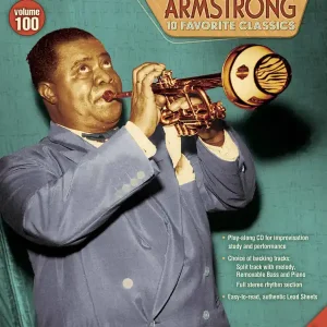 Hal Leonard Louis Armstrong Jazz Play-Along Volume 100 - Book/CD Must-Have