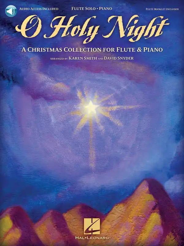 Hal Leonard O Holy Night A Christmas Collection for Flute & Piano - Smith/Snyder - Book/Audio Online Offre Spéciale