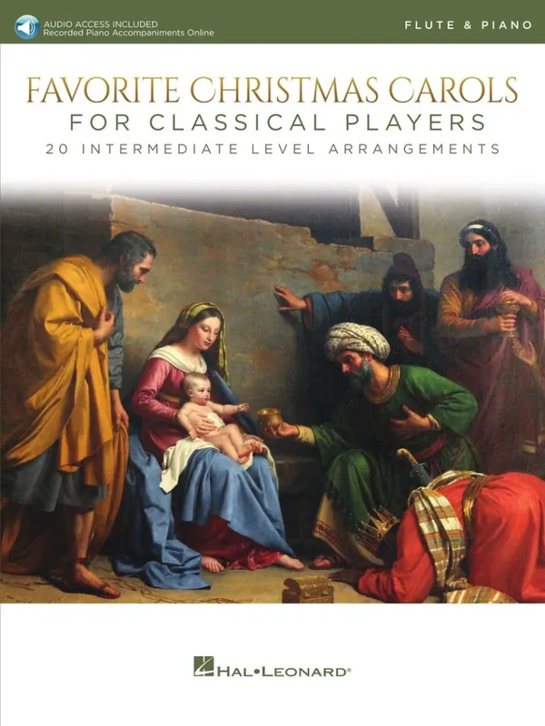 Hal Leonard Favorite Christmas Carols for Classical Players - Flute/Piano - Book/Audio Online Remise