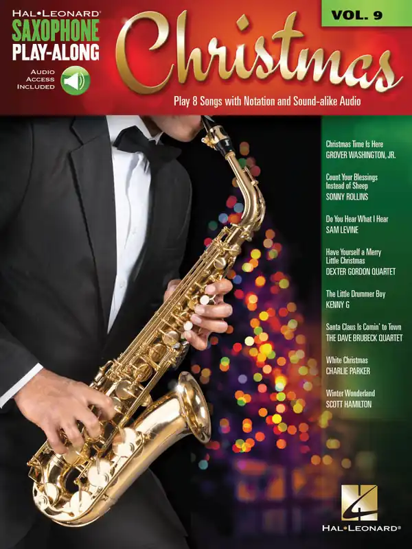 Hal Leonard Christmas Saxophone Play-Along Volume 9 - Book/Audio Online Meilleur Choix