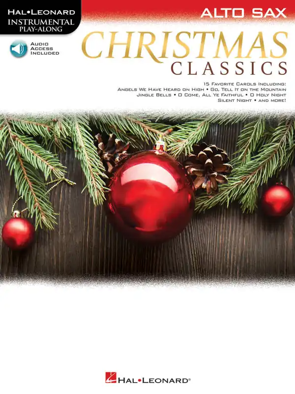 Hal Leonard Christmas Classics - Alto Saxophone - Book/Audio Online Retour Gratuit