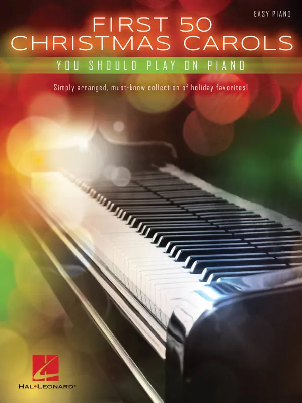 Hal Leonard First 50 Christmas Carols You Should Play on the Piano - Easy Piano - Book Expédié Aujourd'hui