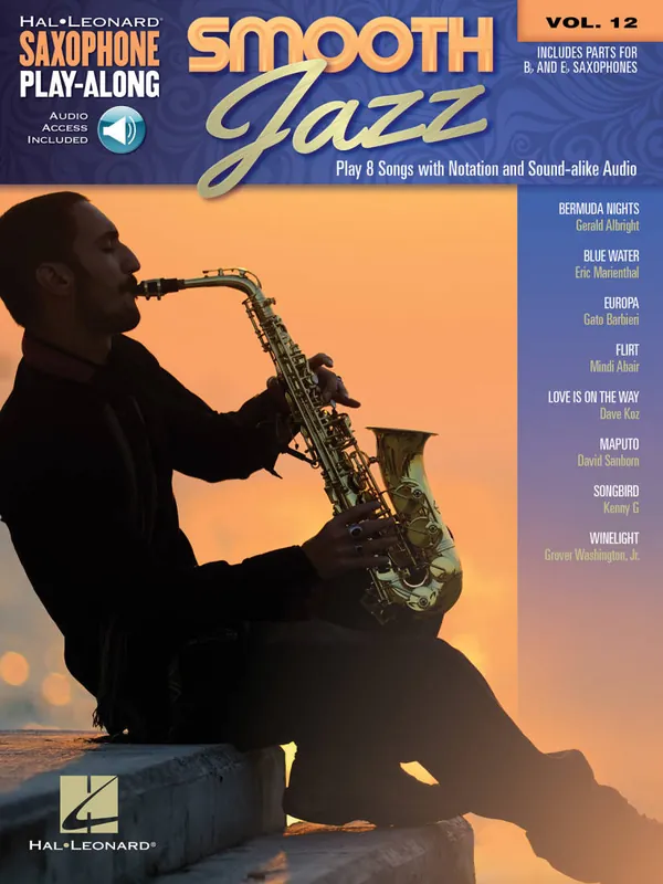 Hal Leonard Smooth Jazz Saxophone Play-Along Volume 12 - Book/Audio Online Promotion