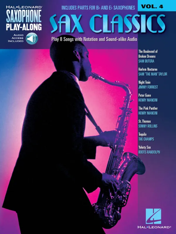 Quantité Limitée Hal Leonard Sax Classics Saxophone Play-Along Volume 4 - Book/Audio Online