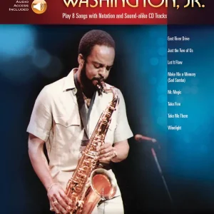 Hal Leonard Grover Washington, Jr. Saxophone Play-Along Volume 7 - Book/Audio Online Prix Promo