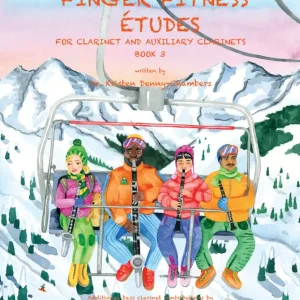 Clarinet Playground Finger Fitness Etudes for Clarinet and Auxiliary Clarinets, Book 3 - Denny-Chambers - Clarinet - Book Expédition Rapide