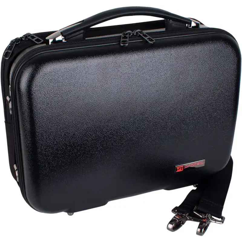 Certifié Protec Bb Clarinet ZIP Case with Removable Music Pocket - Black