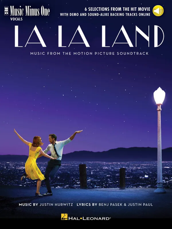Dernière Chance Music Minus One La La Land 6 Selections from the Hit Movie - Pasek/Paul/Hurwitz - Vocal - Book/Audio Online