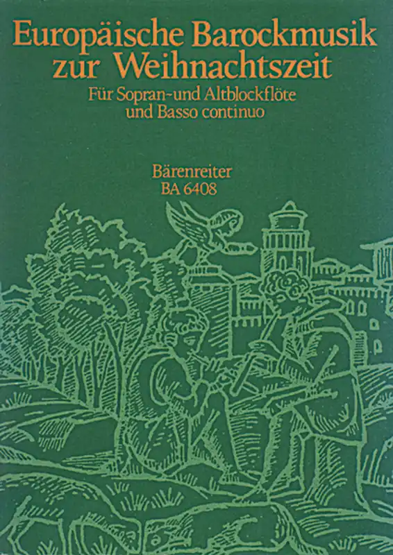 Baerenreiter Verlag Europaische Barockmusik zur Weihnachtszeit (European Baroque Music at Christmas Time) - Schweizer - Recorders/Basso Continuo - Score/Parts Vente Directe