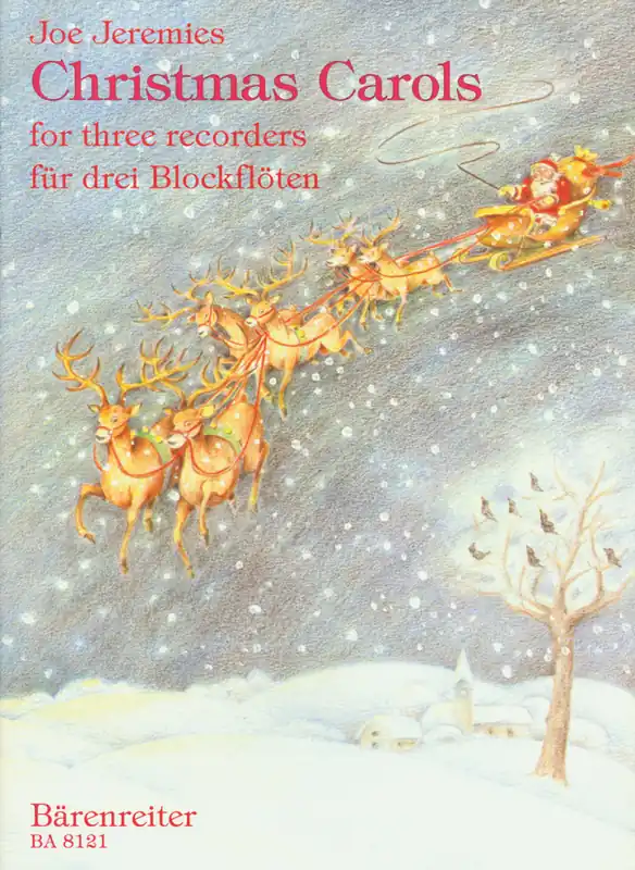 Baerenreiter Verlag Christmas Carols - Jeremies - Recorder Ensemble - Performance Score Haute Qualité