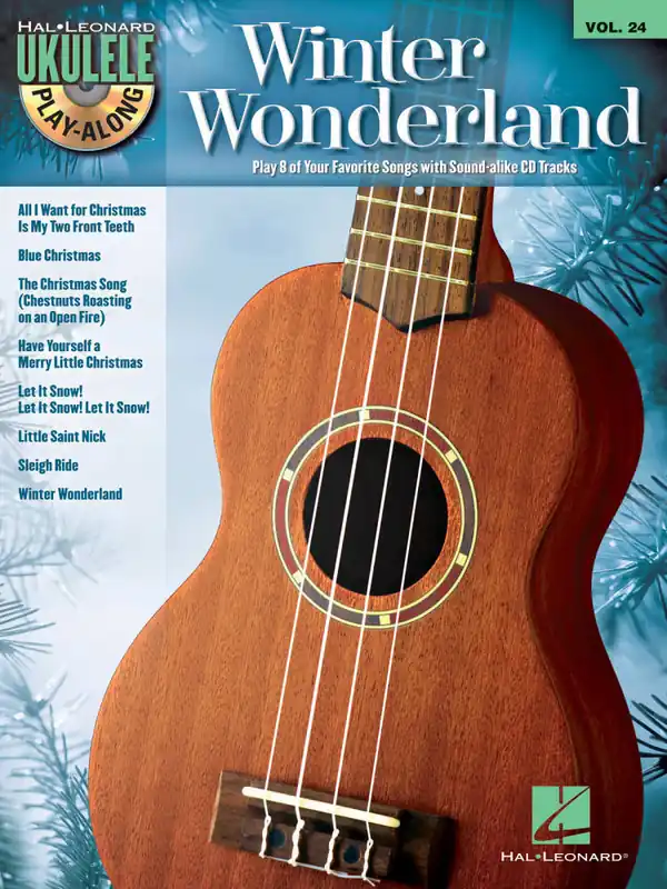 Offre Limitée Hal Leonard Winter Wonderland Ukulele Play-Along Volume 24 - Book/CD