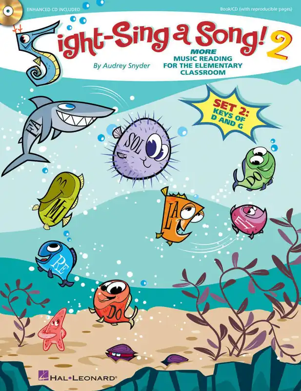 Livraison Express Hal Leonard Sight-Sing a Song! (Set 2 Keys of D and G) - Snyder - Book/CD