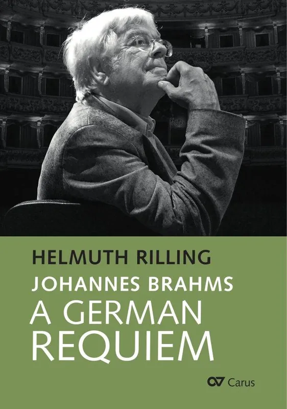 Offre Exclusive Carus Verlag Johannes Brahms A German Requiem - Rilling - Text Book
