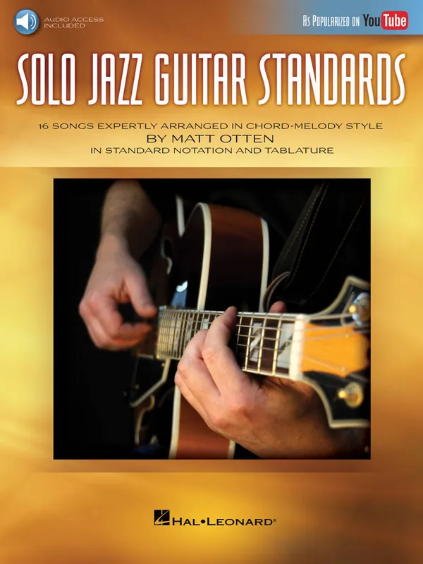 Hal Leonard Solo Jazz Guitar Standards - Otten - Guitar TAB - Book/Audio Online Offre Spéciale