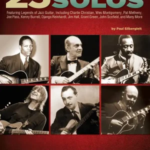 Réduction Hal Leonard 25 Great Jazz Guitar Solos - Silbergleit - Guitar TAB - Book/Audio Online