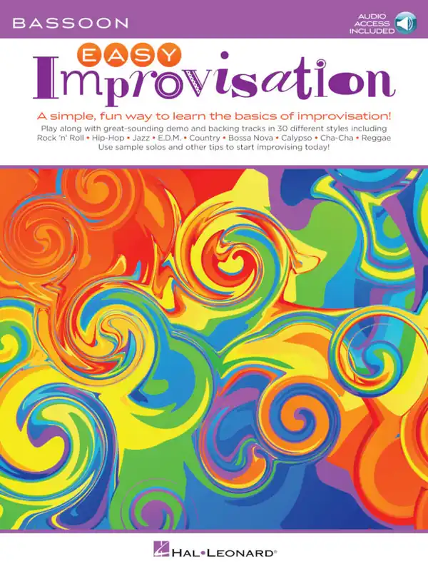 Usine Directe Hal Leonard Easy Improvisation - Bassoon - Book/Audio Online