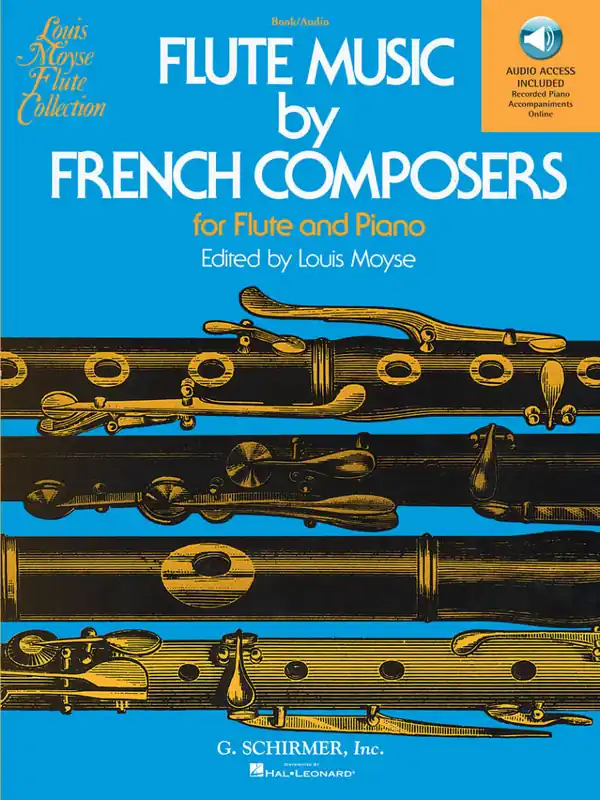 G. Schirmer Inc. Flute Music by French Composers - Moyse - Flute/Piano - Book/Audio Online Meilleur Choix