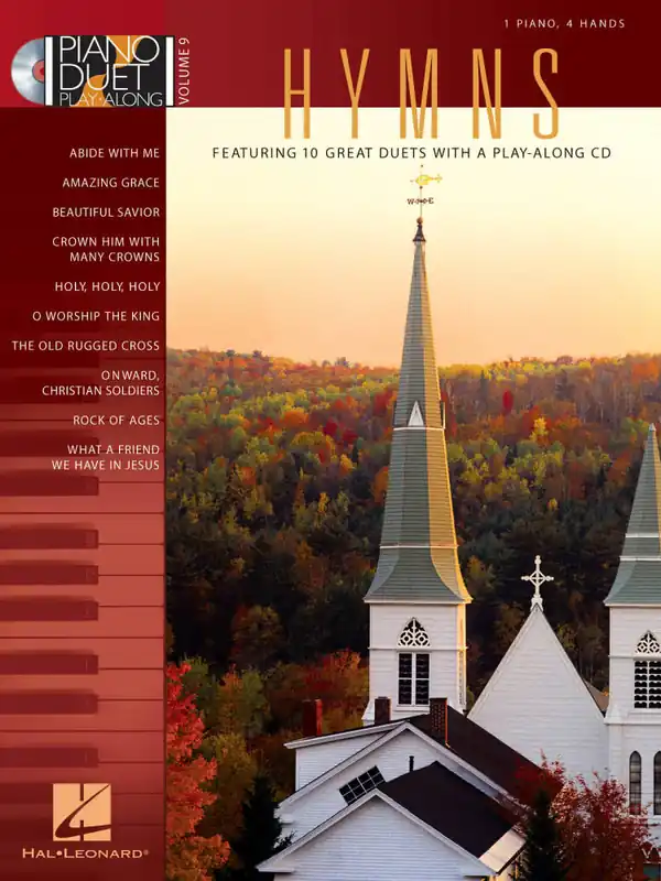 Hal Leonard Hymns Piano Duet Play-Along Volume 9 - Piano Duets (1 Piano, 4 Hands) - Book/CD Expédié Aujourd'hui