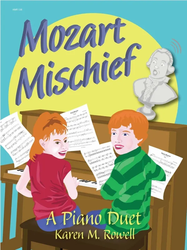 Offre Limitée Debra Wanless Music Mozart Mischief - Rowell - Piano Duet (1 Piano, 4 Hands) - Sheet Music