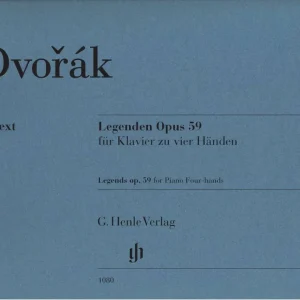 Réduction G. Henle Verlag Legends op. 59 - Dvorak - Piano Duet (1 Piano, 4 Hands)