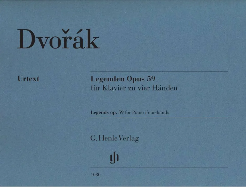 Réduction G. Henle Verlag Legends op. 59 - Dvorak - Piano Duet (1 Piano, 4 Hands)
