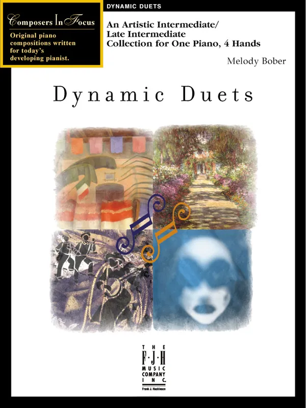 FJH Music Company Dynamic Duets, Book 1 - Bober - Piano Duet (1 Piano, 4 Hands) - Book Must-Have