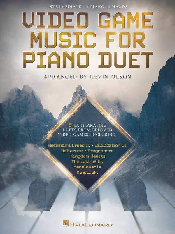 Hal Leonard Video Game Music for Piano Duet - Olson - 1P4H - Book Bon Marché