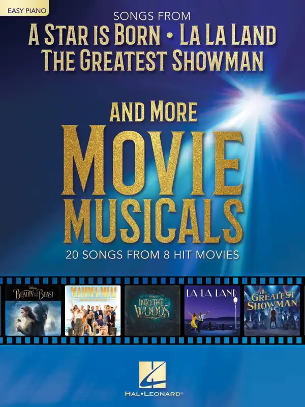 Hal Leonard Songs from A Star Is Born, The Greatest Showman, La La Land and More Movie Musicals - Easy Piano - Book Quantité Limitée