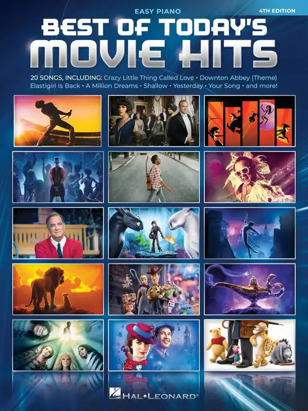 Commande En Gros Hal Leonard Best of Today‘s Movie Hits, 4th Edition - Easy Piano - Book