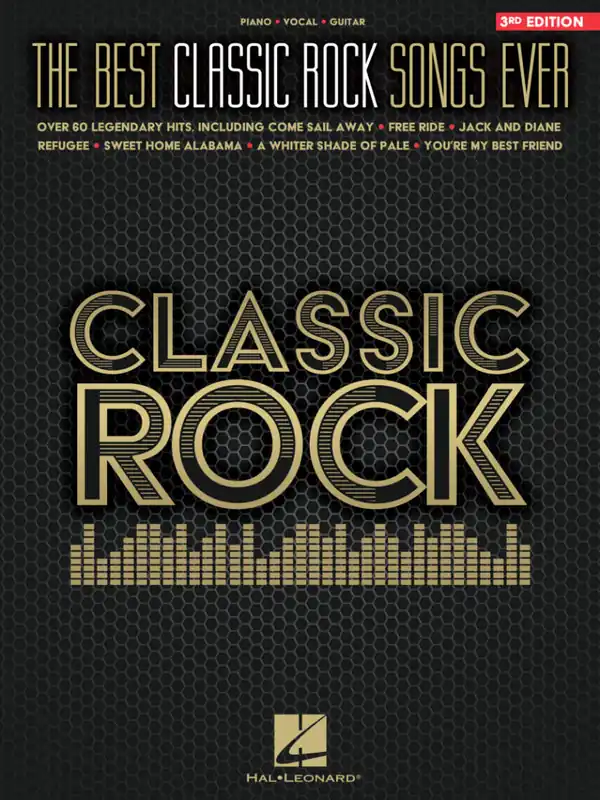 Paiement Sécurisé Hal Leonard The Best Classic Rock Songs Ever (3rd Edition) - Piano/Vocal/Guitar - Book